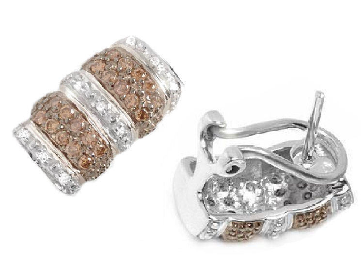 0.48ct Diamond Earrings in 14K White Gold