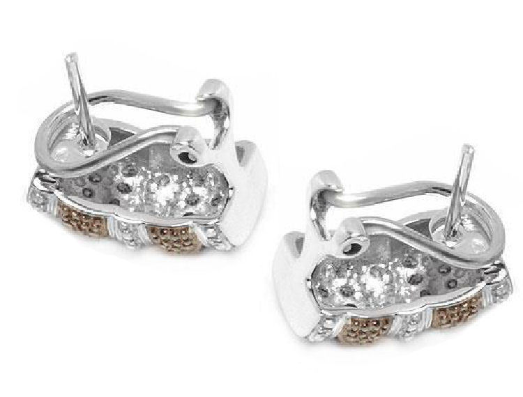 0.48ct Diamond Earrings in 14K White Gold