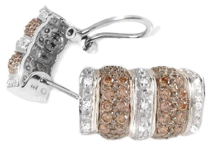 0.48ct Diamond Earrings in 14K White Gold