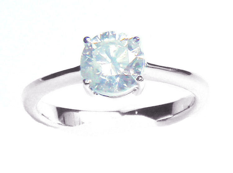 1.04ct Diamond Ring in 14K White Gold