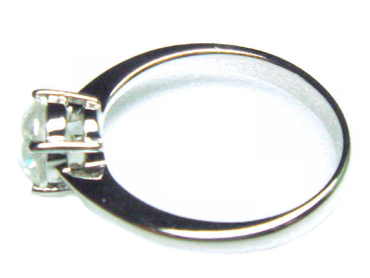 1.04ct Diamond Ring in 14K White Gold