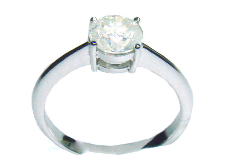 1.04ct Diamond Ring in 14K White Gold