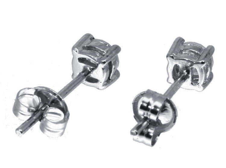 0.30ct Stud Diamond Earrings (Round-Cut) in 10K Gold