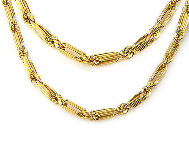 Twisted Necklace in 10K Yellow Gold