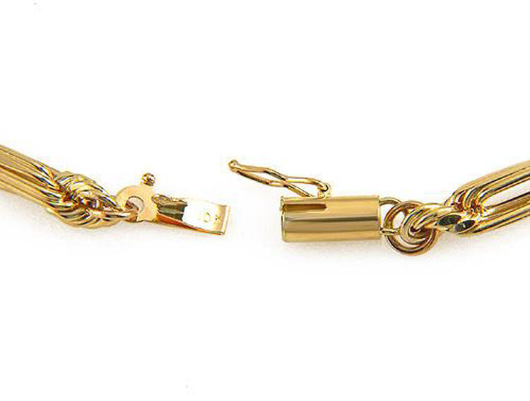Twisted Necklace in 10K Yellow Gold