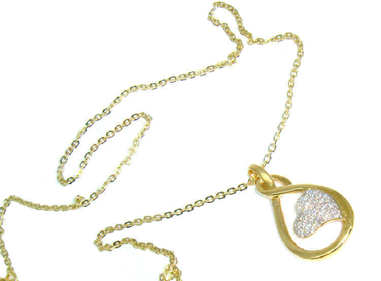 0.17ct Diamond Necklace in 18K Yellow Gold