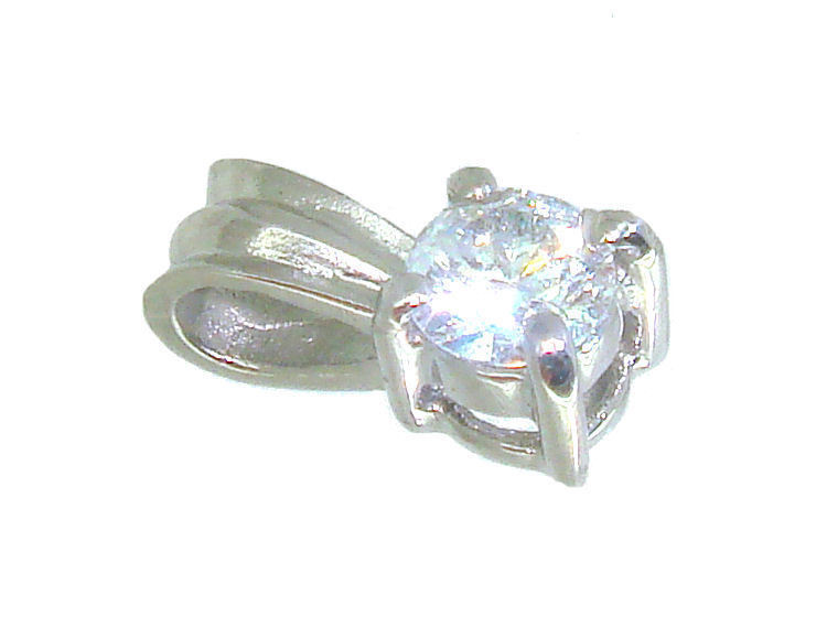 0.25ct Diamond Necklace in 14K & 18K White Gold