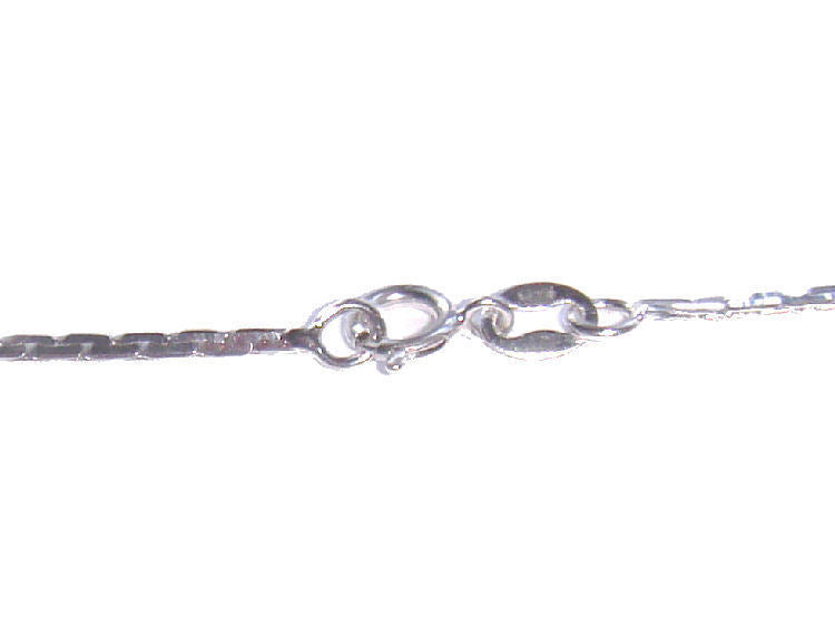 1.14ct Tanzanite & Diamond Necklace in White Gold