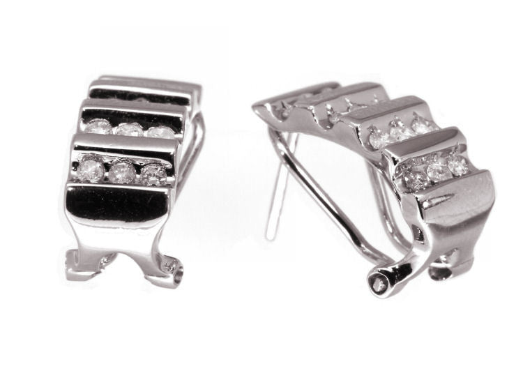 0.50ct Diamond Earrings in 10K White Gold