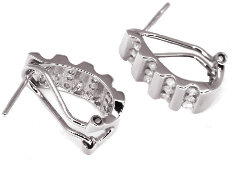 0.50ct Diamond Earrings in 10K White Gold