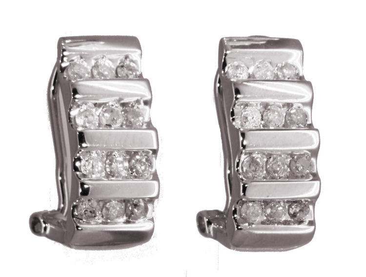 0.50ct Diamond Earrings in 10K White Gold