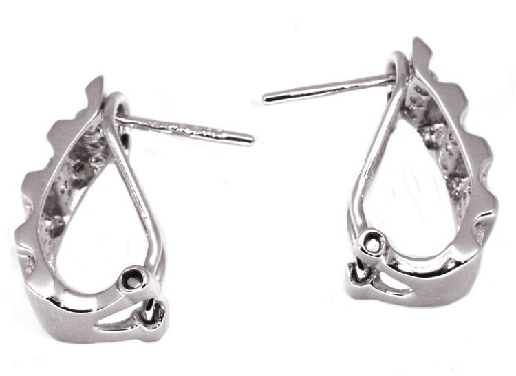 0.50ct Diamond Earrings in 10K White Gold