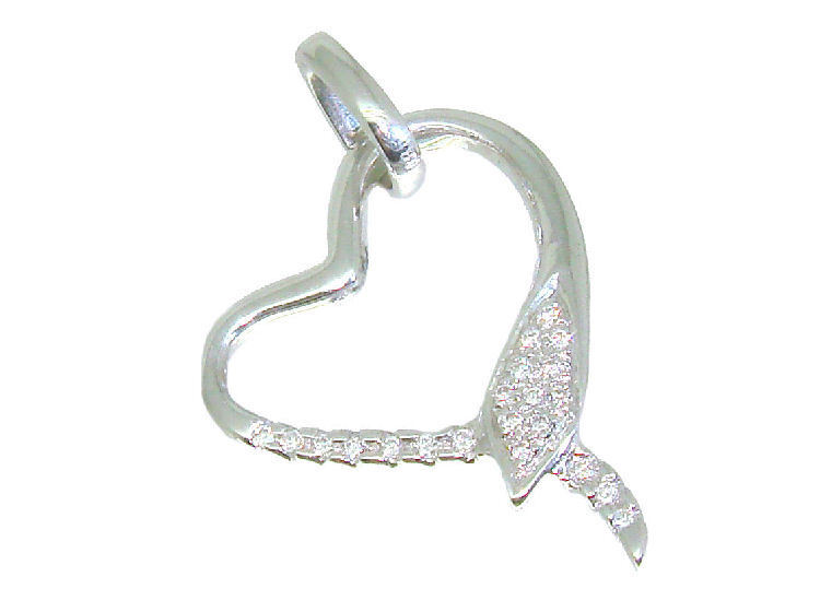 0.10ct Diamond Necklace in 18K White Gold - Necklace Length (46.30cm)