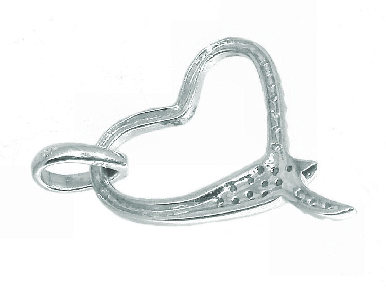 0.10ct Diamond Necklace in 18K White Gold - Necklace Length (46.30cm)