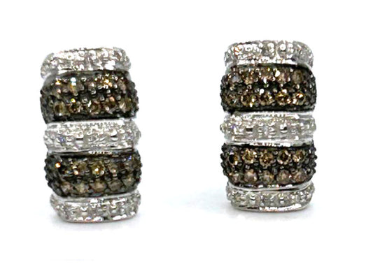 0.48ct Diamond Earrings in 14K White Gold