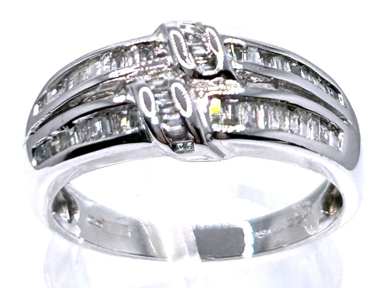 0.41ct Diamond Ring in 10K White Gold
