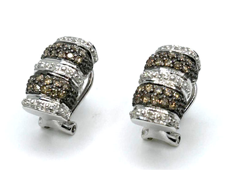 0.48ct Diamond Earrings in 14K White Gold