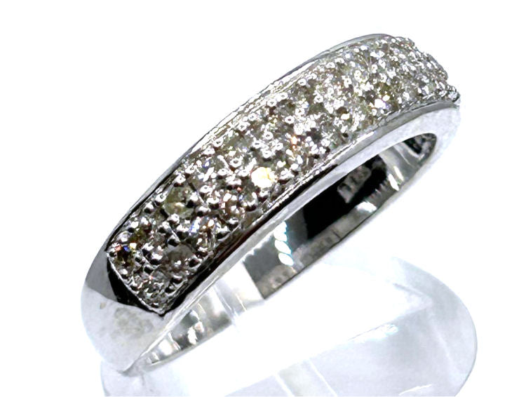 0.51ctw Diamond Set in 18K White Gold Ring