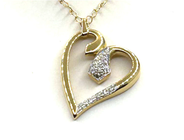 0.10ct Diamond Necklace in 18K Yellow Gold - Necklace Length (42.00cm)