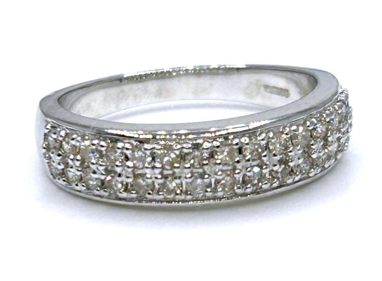 0.51ctw Diamond Set in 18K White Gold Ring