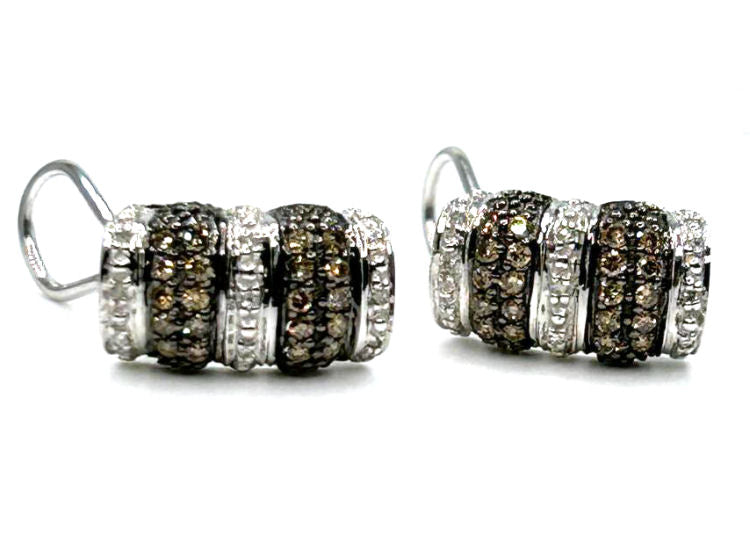 0.48ct Diamond Earrings in 14K White Gold