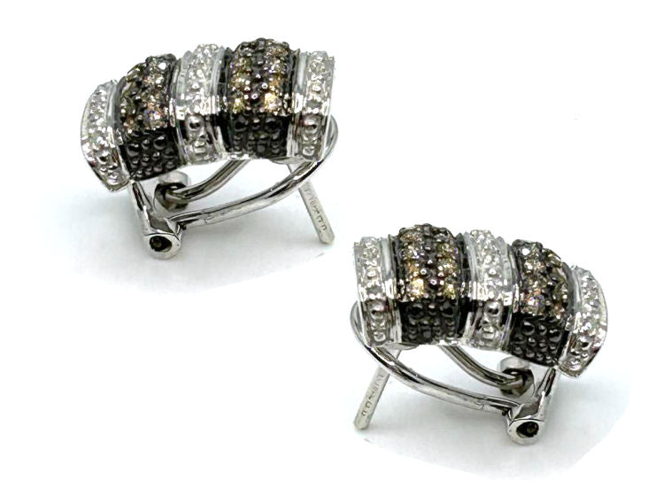 0.48ct Diamond Earrings in 14K White Gold