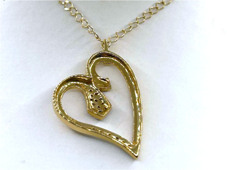 0.10ct Diamond Necklace in 18K Yellow Gold - Necklace Length (42.00cm)