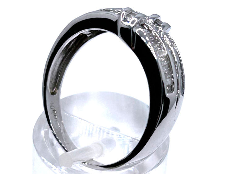 0.41ct Diamond Ring in 10K White Gold