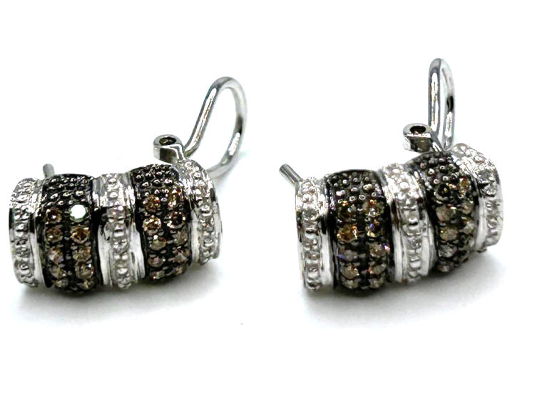 0.48ct Diamond Earrings in 14K White Gold