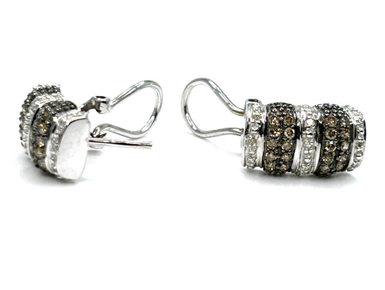 0.48ct Diamond Earrings in 14K White Gold