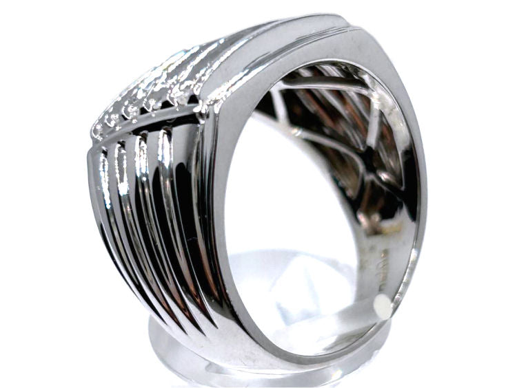 0.52ct Gent's Diamond Ring in 10K White Gold