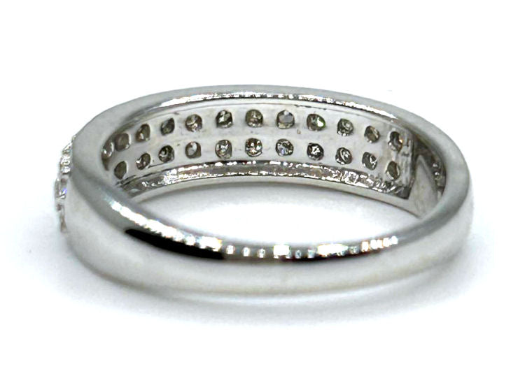 0.51ctw Diamond Set in 18K White Gold Ring