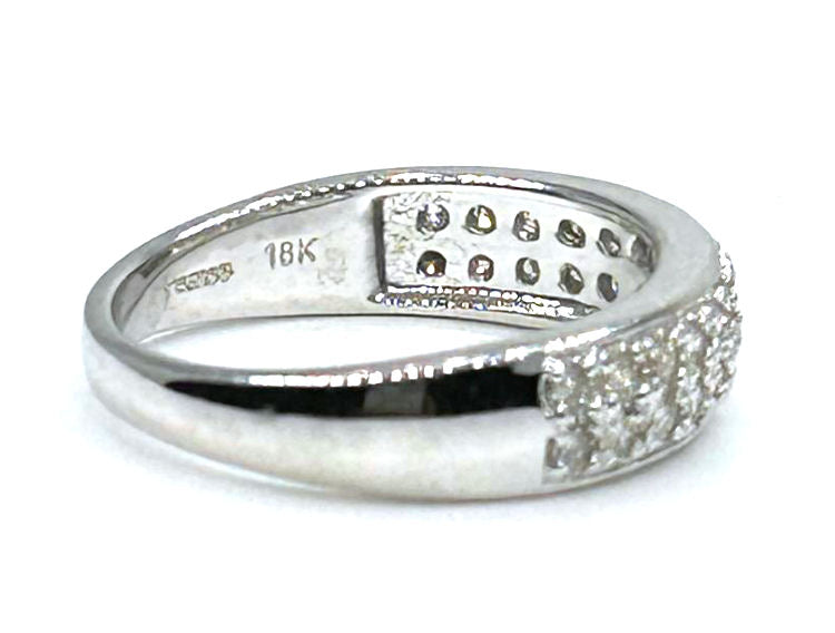 0.51ctw Diamond Set in 18K White Gold Ring