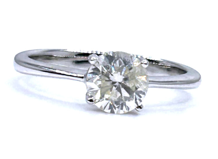 1.04ct Diamond Ring in 14K White Gold