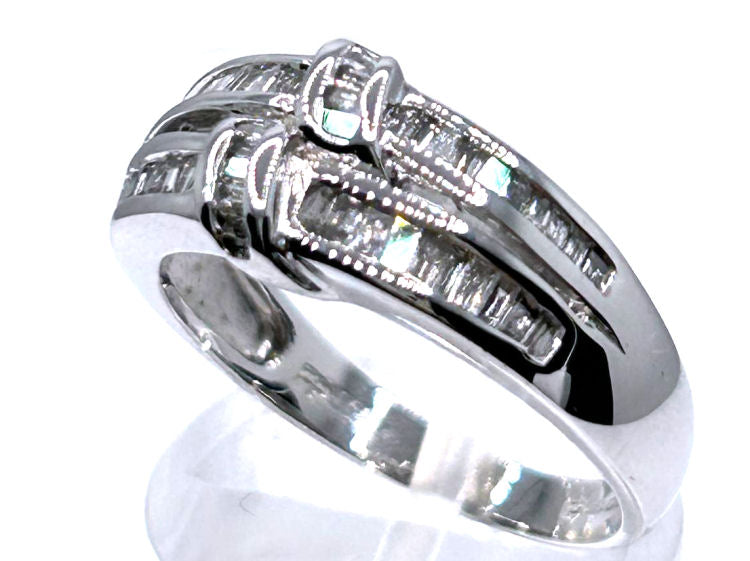 0.41ct Diamond Ring in 10K White Gold