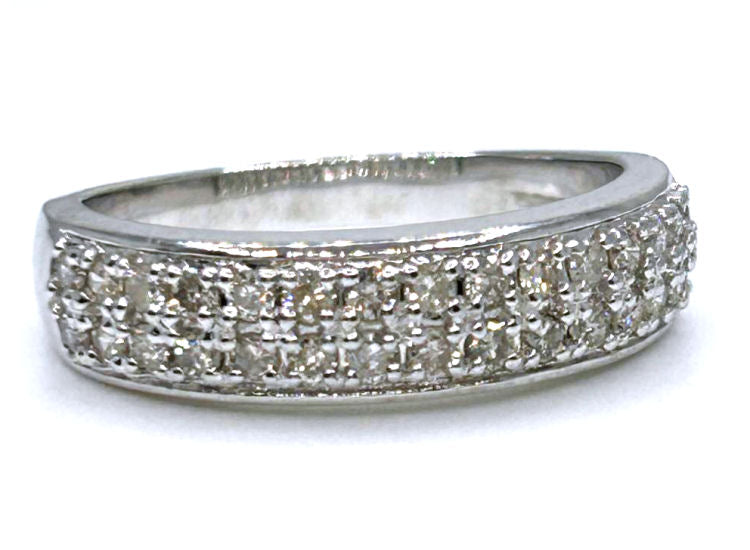 0.51ctw Diamond Set in 18K White Gold Ring