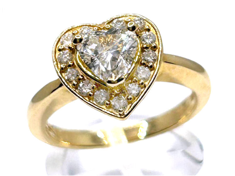 1.00ct Diamond Solitaire Ring in 14K Yellow Gold