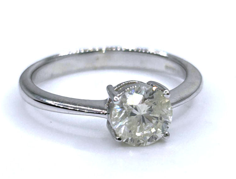1.04ct Diamond Ring in 14K White Gold