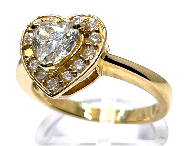1.00ct Diamond Solitaire Ring in 14K Yellow Gold