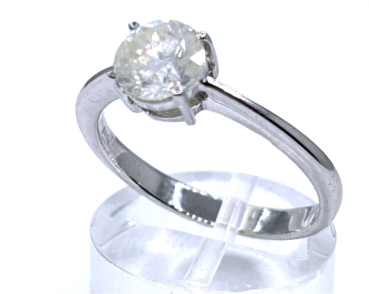 1.04ct Diamond Ring in 14K White Gold
