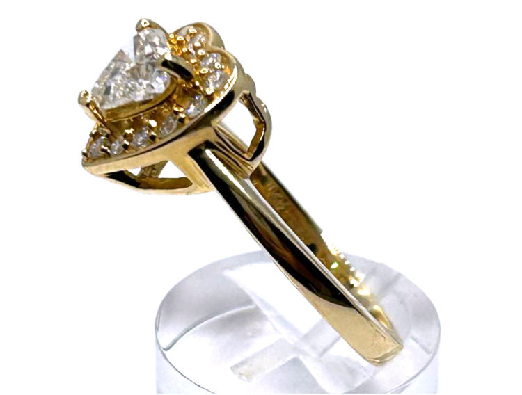 1.00ct Diamond Solitaire Ring in 14K Yellow Gold