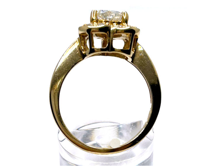 1.00ct Diamond Solitaire Ring in 14K Yellow Gold