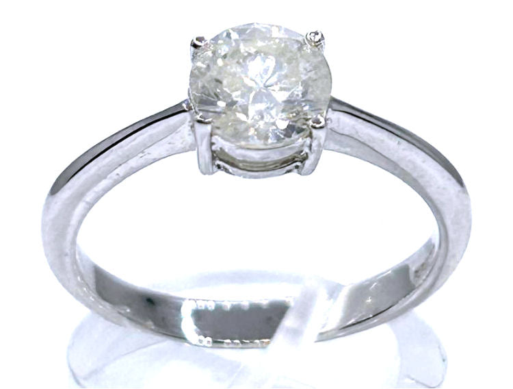 1.04ct Diamond Ring in 14K White Gold