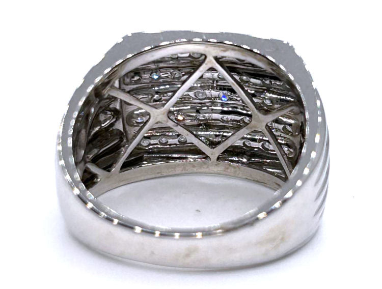 0.52ct Gent's Diamond Ring in 10K White Gold