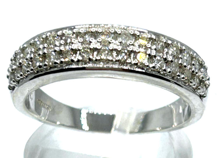 0.51ctw Diamond Set in 18K White Gold Ring