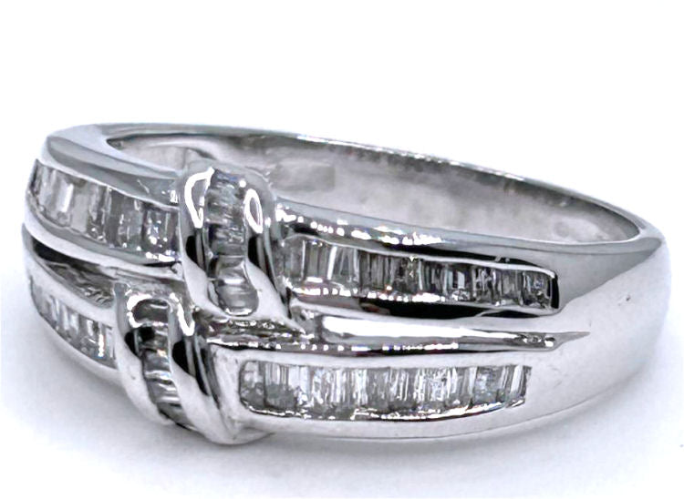 0.41ct Diamond Ring in 10K White Gold