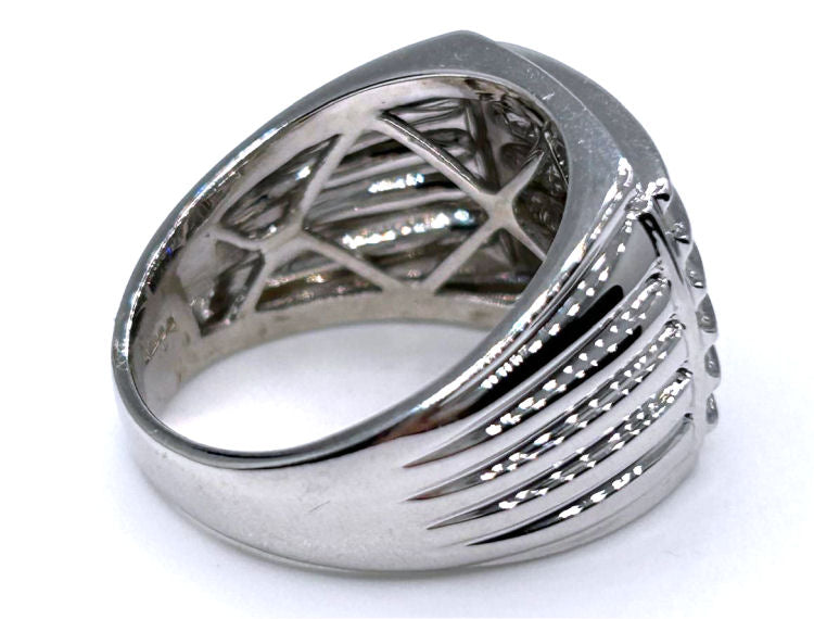 0.52ct Gent's Diamond Ring in 10K White Gold