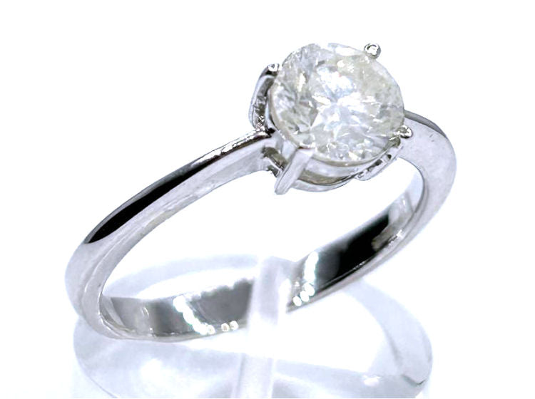 1.04ct Diamond Ring in 14K White Gold