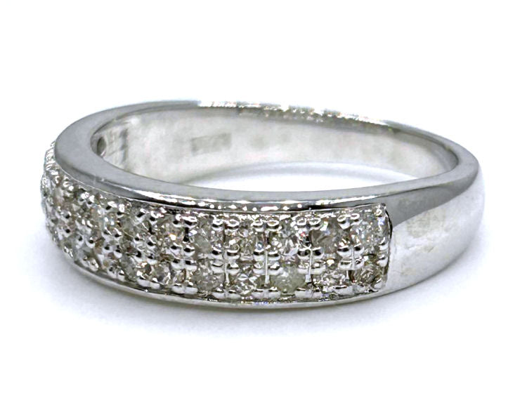 0.51ctw Diamond Set in 18K White Gold Ring