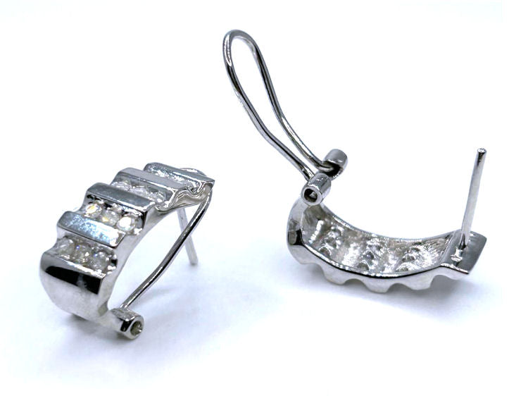 0.50ct Diamond Earrings in 10K White Gold